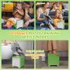 imageOrzbow Portable Potty for Toddler Travel Foldable Car Potty with Storage Bag for Kids Boys Girls 3in1 Potty Training Toilet Potty Seat Chair Step Stool Includes Disposable Potty Bags Green