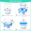 imageOrzbow Portable Travel Potty Seat for Toddlers with Splash Guard Foldable Potty Training Toilet for Boys ampamp Girls On The Go Kids Car Potty Includes Free Travel Bag and Disposable Potty Liners KhakiPotty Refill Bags  100PCS