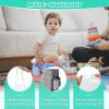 imageOrzbow Portable Travel Potty Seat for Toddlers with Splash Guard Foldable Potty Training Toilet for Boys ampamp Girls On The Go Kids Car Potty Includes Free Travel Bag and Disposable Potty Liners KhakiPotty Refill Bags  100PCS