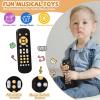 imageOrzbow Baby Remote Control Toy for 6 Months with Music TV Remote Toy with Realistic Light and Sound  English French and Spanish for Infant Play  BPA Free WhiteBlack  Classic
