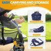 imageOrzbow Hook On High Chair Portable Table Highchair Seat for Babies ampamp Toddlers 636 Months Collapsible Clip On Counter High Chair with Carry Bag for Travel Home and Restaurant Easy Clean GrayBlue Chair with Removable Tray