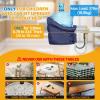 imageOrzbow Hook On High Chair Portable Table Highchair Seat for Babies ampamp Toddlers 636 Months Collapsible Clip On Counter High Chair with Carry Bag for Travel Home and Restaurant Easy Clean GrayBlue Chair with Removable Tray