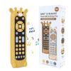 imageOrzbow Baby Remote Control Toy for 6 Months with Music TV Remote Toy with Realistic Light and Sound  English French and Spanish for Infant Play  BPA Free WhiteBlack With Teether Cover
