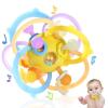 imageOrzbow Sensory Teething Toys for Babies Montessori Toys 318 Months Infant Teethers Relief Silicone Baby Rattle BPA Free BlueYellow