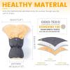 imageOrzbow Faux Sheepskin Stroller Gloves Universal Winter AntiFreeze Mittens for Stroller Handlebars Waterproof Warm Extra Thick HandMuff for Cold Weather Winter Stroller Accessories Light GreyDark Grey  Faux Sheepskin Liner