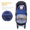 imageOrzbow Footmuff for Stroller Christmas GiftWeatherproof AntiKick Universal Toddler Sleeping BagRemovable Warm Coral Fleece Lined Stroller Bunting Bag Footmuff BlackDenimBlue