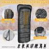 imageOrzbow Universal Stroller Bunting Bag with Extra Footmuff for Toddler Kids Warm Waterproof Stroller Blanket Winter Cover Baby Bunting Bag  Protect Babies from Cold Winds Dark GreyBlack