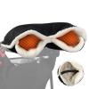 imageOrzbow Faux Sheepskin Stroller Gloves with Phone Pockets Winter Extra Thick Mittens for Baby Stroller Cozy ampamp Warm Antifreeze Hand Muff Easily Attaches to Stroller for Parents Caregivers Dark GrayBerber Fleece Lining  Black