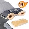 Faux Sheepskin Lining - Dark Gray