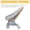 imageOrzbow Stroller Footmuff Universal  Faux Wool Baby Bunting Bag  Warm Weatherproof Adjustable Buckles  Winter Stroller Zipper Blanket Cover  Baby Sleeping Bag for Cold Weather Accessories BlackLight gray