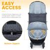 imageOrzbow Warm Bunting Bag UniversalChristmas Gifts Stroller Sleeping Bag Cold WeatherWaterproof Toddler Footmuff Dark GreyBlack