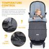 imageOrzbow Warm Bunting Bag UniversalChristmas Gifts Stroller Sleeping Bag Cold WeatherWaterproof Toddler Footmuff Dark GreyDark grey