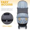 imageOrzbow Warm Bunting Bag UniversalChristmas Gifts Stroller Sleeping Bag Cold WeatherWaterproof Toddler Footmuff Dark GreyDark grey