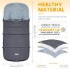 imageOrzbow Warm Bunting Bag UniversalChristmas Gifts Stroller Sleeping Bag Cold WeatherWaterproof Toddler Footmuff Dark GreyDark grey