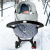 imageOrzbow Canopy Style Bunting Bag Weather in Car Seats and Strollers Infant Blanket Warm in WinterGreyGrey