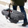 imageOrzbow Winter Car Seat Cover  Baby Car Seat Cocoon Cover for Boys ampamp Girls Warm Carseat Canopy Cover to Protect Baby from Wind Rain ampamp Snow Waterproof Universal Fit for Infant Car Seat GreyDark Grey