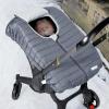 imageOrzbow Winter Car Seat Cover  Baby Car Seat Cocoon Cover for Boys ampamp Girls Warm Carseat Canopy Cover to Protect Baby from Wind Rain ampamp Snow Waterproof Universal Fit for Infant Car Seat GreyGray