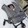 imageOrzbow Winter Car Seat Cover  Baby Car Seat Cocoon Cover for Boys ampamp Girls Warm Carseat Canopy Cover to Protect Baby from Wind Rain ampamp Snow Waterproof Universal Fit for Infant Car Seat GreyDark Grey