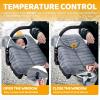imageOrzbow Winter Car Seat Cover  Baby Car Seat Cocoon Cover for Boys ampamp Girls Warm Carseat Canopy Cover to Protect Baby from Wind Rain ampamp Snow Waterproof Universal Fit for Infant Car Seat GreyGray