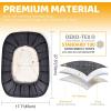 imageOrzbow Winter Car Seat Cover for Baby Carseat Universal Baby Car Seat Cover with Adjustable Collar Waterproof Carseat Cover with Zipper Warm Coral Fleece Detachable and Machine Washable Dark GreyDark Grey