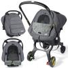 imageOrzbow Baby Car Seat Cover Winter Carseat Cover with Zipper Access Weather ampamp Wind Proof Side Breathable Compatible with Doona Car Seats and Strollers Newborn Essentials Carrier Canopy Light GreyDark Grey