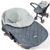 imageOrzbow Canopy Style Bunting Bag Weather in Car Seats and Strollers Infant Blanket Warm in WinterGreyGrey