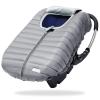 imageOrzbow Winter Car Seat Cover  Baby Car Seat Cocoon Cover for Boys ampamp Girls Warm Carseat Canopy Cover to Protect Baby from Wind Rain ampamp Snow Waterproof Universal Fit for Infant Car Seat GreyLight Grey