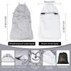 imageOrzbow AllSeason Baby Carrier Cover  Universal Waterproof ampamp Windproof Infant Carrier Cover with Rain and Sun Hood Baby Wearing Sling Cover with Pockets for All Season Grey RabbitLight Grey