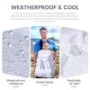 imageOrzbow AllSeason Baby Carrier Cover  Universal Waterproof ampamp Windproof Infant Carrier Cover with Rain and Sun Hood Baby Wearing Sling Cover with Pockets for All Season Grey RabbitGrey