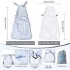 imageOrzbow AllSeason Baby Carrier Cover  Universal Waterproof ampamp Windproof Infant Carrier Cover with Rain and Sun Hood Baby Wearing Sling Cover with Pockets for All Season Grey RabbitGrey