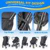 imageOrzbow Stroller Sun Shade Universal Baby Sun Shade Cover with Storage Bag Viewing Window Breathable and Blocks 99 of The UV RaysUPF 50 Easy to Install Sleep and Sun Shade Cover for Stroller