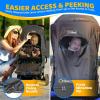 imageOrzbow Stroller Sun Shade Universal Baby Sun Shade Cover with Storage Bag Viewing Window Breathable and Blocks 99 of The UV RaysUPF 50 Easy to Install Sleep and Sun Shade Cover for Stroller