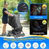imageOrzbow Stroller Sun Shade Universal Baby Sun Shade Cover with Storage Bag Viewing Window Breathable and Blocks 99 of The UV RaysUPF 50 Easy to Install Sleep and Sun Shade Cover for Stroller