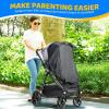 imageOrzbow Stroller Sun Shade Universal Baby Sun Shade Cover with Storage Bag Viewing Window Breathable and Blocks 99 of The UV RaysUPF 50 Easy to Install Sleep and Sun Shade Cover for Stroller