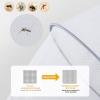 imageOrzbow Universal Mosquito Net for Stroller Baby Bug Net with TwoWay Zippers ampamp Storage Bag Breathable ampamp Foldable Mosquito Nets for Strollers Car Seat Bassinet Cradle Portable Mini Crib BlackStroller Net Cover  Grey