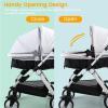 imageOrzbow Universal Mosquito Net for Stroller Baby Bug Net with TwoWay Zippers ampamp Storage Bag Breathable ampamp Foldable Mosquito Nets for Strollers Car Seat Bassinet Cradle Portable Mini Crib BlackStroller Net Cover  Grey