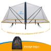 imageOrzbow Universal Mosquito Net for Stroller Baby Bug Net with TwoWay Zippers ampamp Storage Bag Breathable ampamp Foldable Mosquito Nets for Strollers Car Seat Bassinet Cradle Portable Mini Crib BlackStroller Net Cover  Black