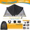 imageOrzbow Universal Mosquito Net for Stroller Baby Bug Net with TwoWay Zippers ampamp Storage Bag Breathable ampamp Foldable Mosquito Nets for Strollers Car Seat Bassinet Cradle Portable Mini Crib BlackStroller Net Shade Cover  Black