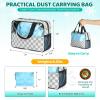 imageOrzbow Universal Stroller Cooling Pad Double Sided Car Seat Cooler Liner Gel Baby Cooling Pad Cushion for Strollers Car Seats High Chair Swing Cribs Keep Baby Cool in SummerBlue  Snowflakes Pattern