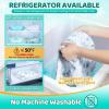 imageOrzbow Universal Stroller Cooling Pad Double Sided Car Seat Cooler Liner Gel Baby Cooling Pad Cushion for Strollers Car Seats High Chair Swing Cribs Keep Baby Cool in SummerGray  Stars Pattern