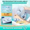 imageOrzbow Universal Stroller Cooling Pad Double Sided Car Seat Cooler Liner Gel Baby Cooling Pad Cushion for Strollers Car Seats High Chair Swing Cribs Keep Baby Cool in SummerLight Blue  Snowy Scenery Pattern
