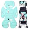 imageOrzbow Universal Stroller Cooling Pad Double Sided Car Seat Cooler Liner Gel Baby Cooling Pad Cushion for Strollers Car Seats High Chair Swing Cribs Keep Baby Cool in SummerBlue  Bear Pattern