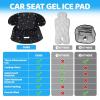 imageOrzbow Car Seat Cooling Pad with Waterproof Liner Gel Car Seat Cooler Pad for Babies Summer Potty Training Protector Mat Cushion for Carseats and Strollers Easy to Clean Reversible Cool BlueBlack w Bag