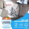 imageOrzbow Car Seat Cooling Pad with Waterproof Liner Gel Car Seat Cooler Pad for Babies Summer Potty Training Protector Mat Cushion for Carseats and Strollers Easy to Clean Reversible Cool BlueGray