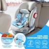 imageOrzbow Car Seat Cooling Pad with Waterproof Liner Gel Car Seat Cooler Pad for Babies Summer Potty Training Protector Mat Cushion for Carseats and Strollers Easy to Clean Reversible Cool BlueBlue w Bag