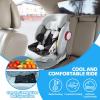 imageOrzbow Car Seat Cooling Pad with Waterproof Liner Gel Car Seat Cooler Pad for Babies Summer Potty Training Protector Mat Cushion for Carseats and Strollers Easy to Clean Reversible Cool BlueBlack