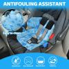 imageOrzbow Car Seat Cooling Pad with Waterproof Liner Gel Car Seat Cooler Pad for Babies Summer Potty Training Protector Mat Cushion for Carseats and Strollers Easy to Clean Reversible Cool BlueCool Blue
