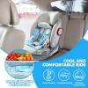 imageOrzbow Car Seat Cooling Pad with Waterproof Liner Gel Car Seat Cooler Pad for Babies Summer Potty Training Protector Mat Cushion for Carseats and Strollers Easy to Clean Reversible Cool BlueCool Blue