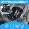 imageOrzbow Car Seat Cooling Pad with Waterproof Liner Gel Car Seat Cooler Pad for Babies Summer Potty Training Protector Mat Cushion for Carseats and Strollers Easy to Clean Reversible Cool BlueBlack w Bag
