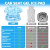 imageOrzbow Car Seat Cooling Pad with Waterproof Liner Gel Car Seat Cooler Pad for Babies Summer Potty Training Protector Mat Cushion for Carseats and Strollers Easy to Clean Reversible Cool BlueCool Blue